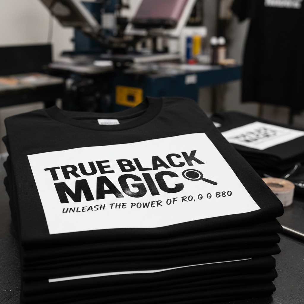 Achieving True Black in Custom Apparel Printing
