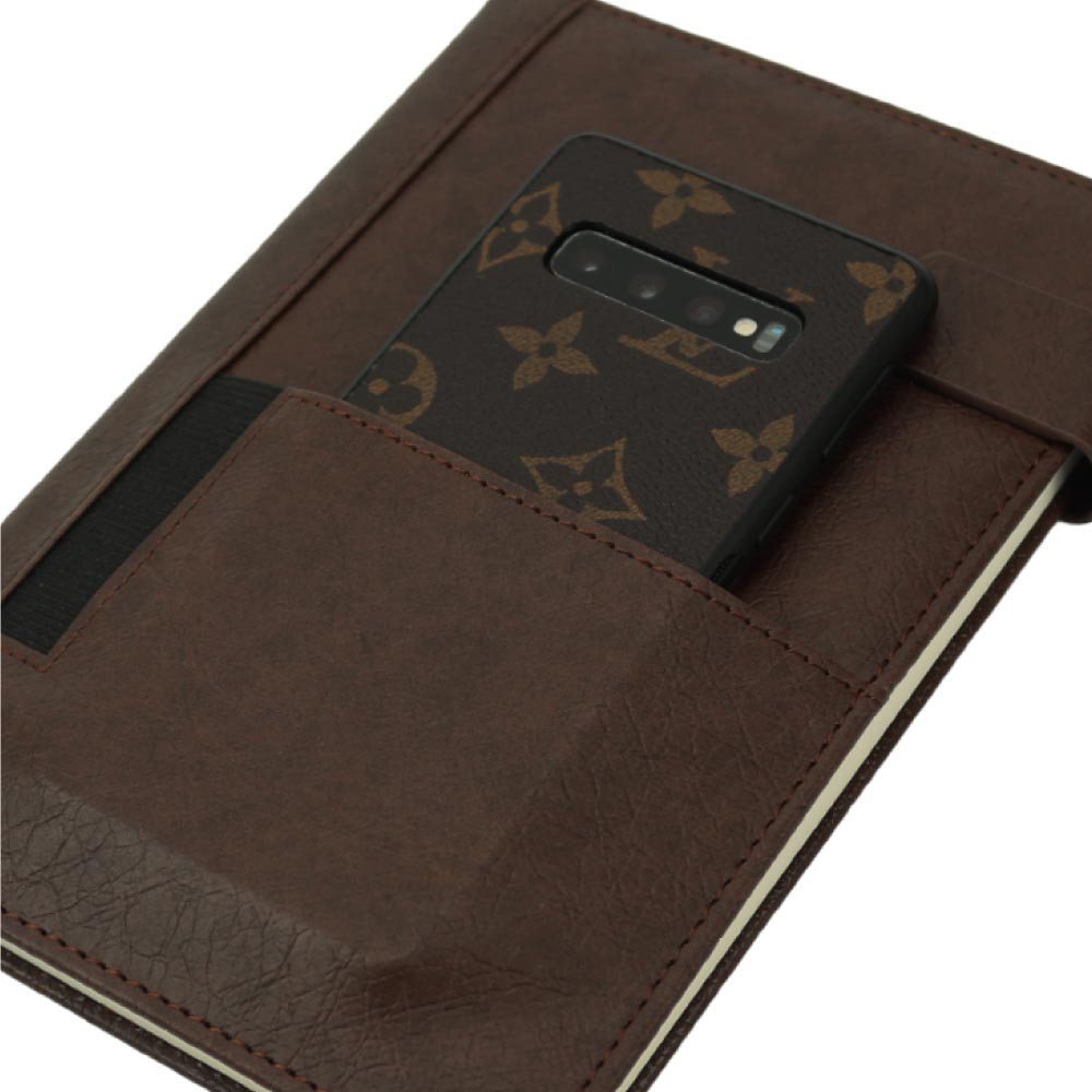 A5 PU Notebooks with Front Pocket & Magnetic Flap - alternate view