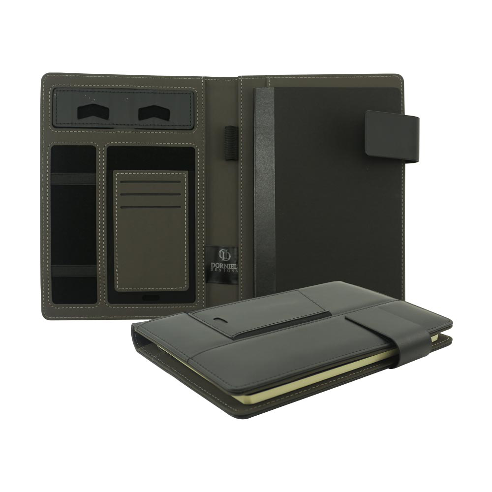 Portfolio Notebooks with Multi-purpose Holder - alternate view