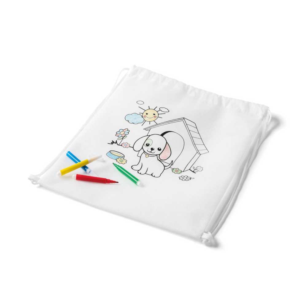 Children Draw String Bags - alternate view