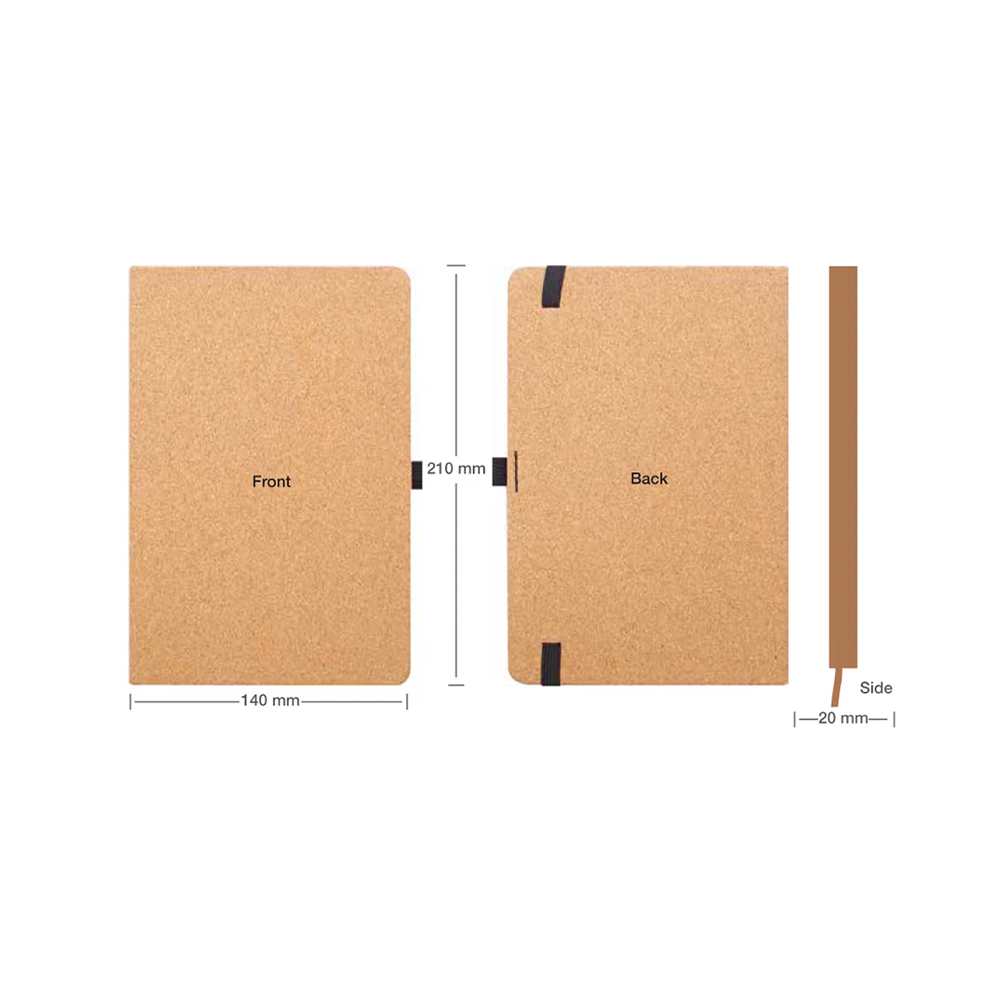 Cork Cover Notebooks - alternate view