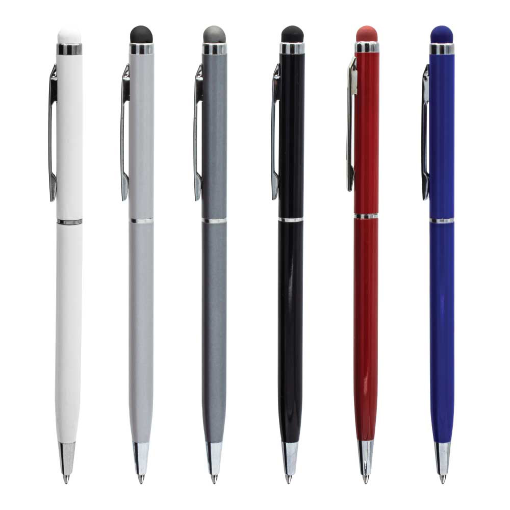 Slim Metal Pens with Stylus - alternate view
